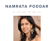 Tablet Screenshot of namratapoddar.com